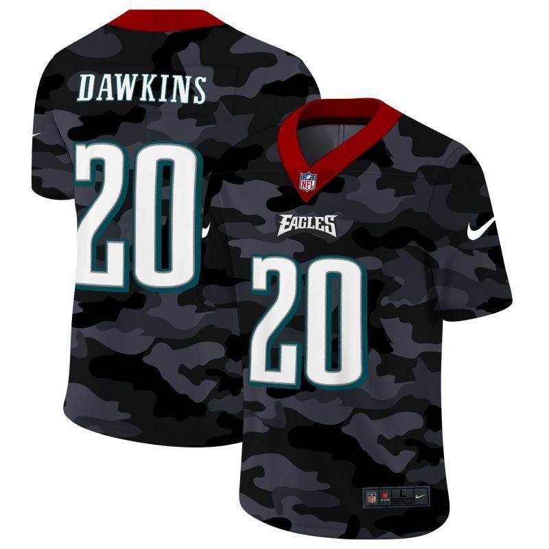 Philadelphia Eagles Brian Dawkins 20 Nfl 2020 Camo Jersey