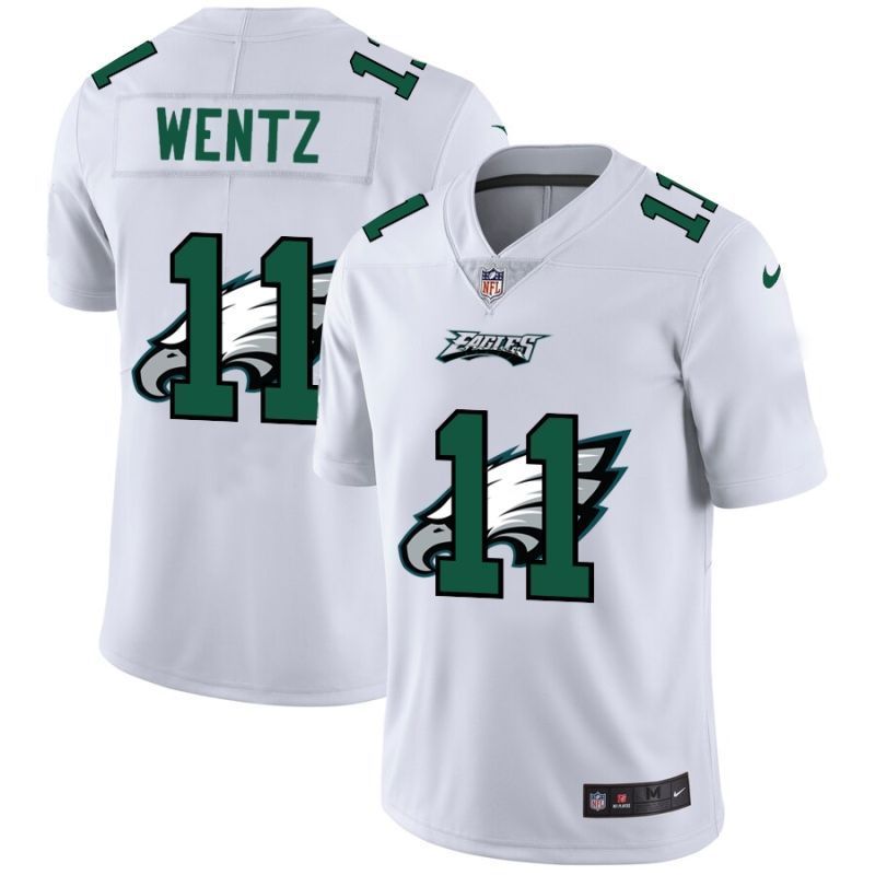 Philadelphia Eagles Carson Wentz 11 Nfl 2020 White Jersey