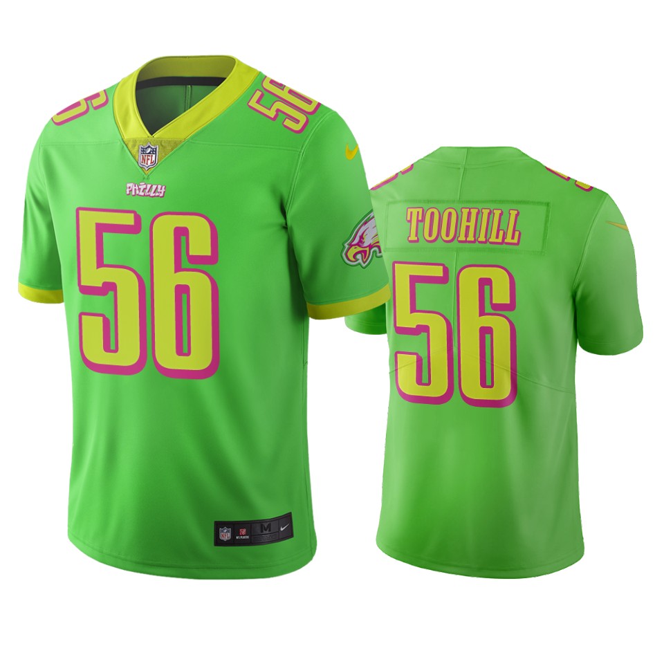 Philadelphia Eagles Casey Toohill Green City Edition Vapor Limited Jersey