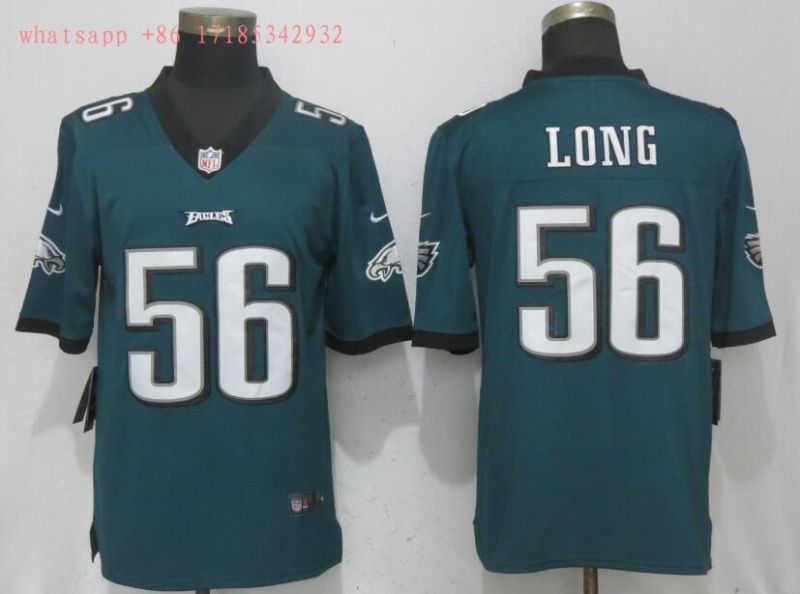 Philadelphia Eagles Chris Long 56 2020 Nfl Blue Jersey Jersey