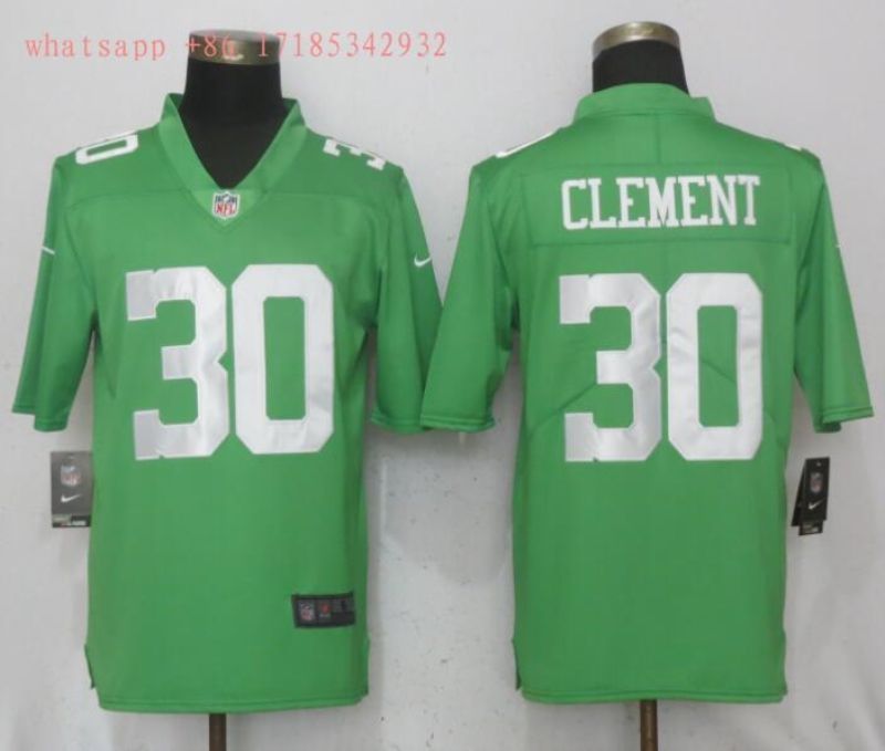 Philadelphia Eagles Corey Clement 30 2020 Nfl Green Jersey Jersey
