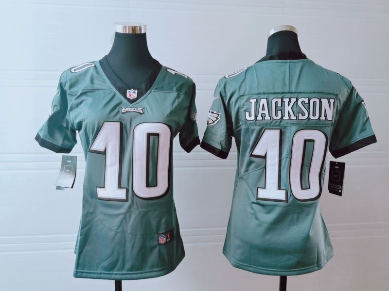 Philadelphia Eagles Desean Jackson 10 Nfl 2020 Dark Green Womens Jersey