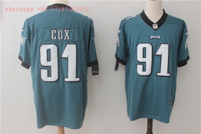 Philadelphia Eagles Fletcher Cox 91 2020 Nfl Blue Jersey Jersey