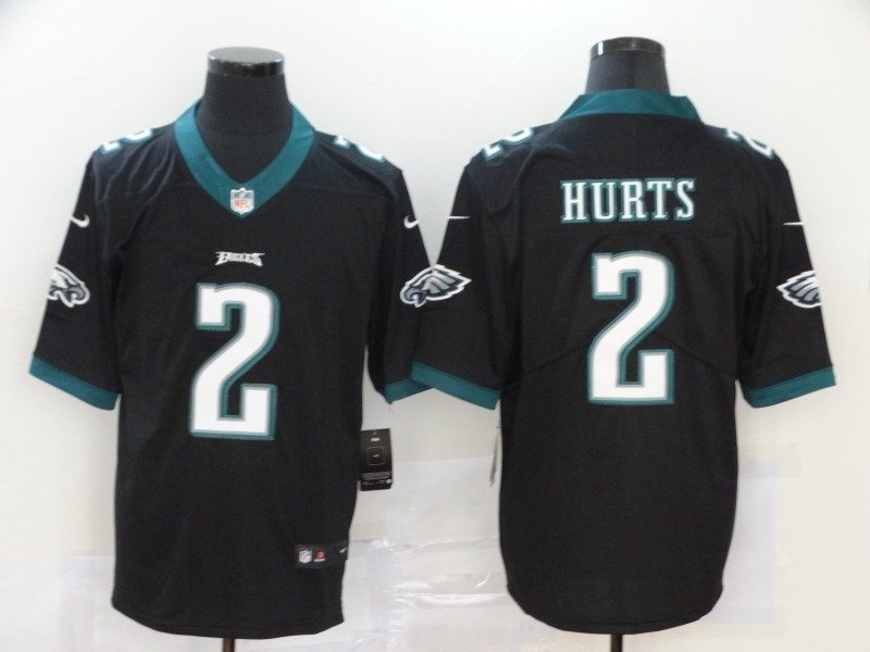 Philadelphia Eagles Jalen Hurts 2 2020 Nfl Black Jersey