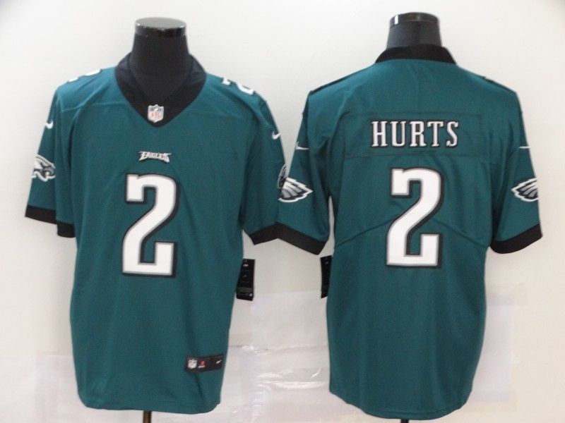 Philadelphia Eagles Jalen Hurts 2 Nfl 2020 Green Jersey