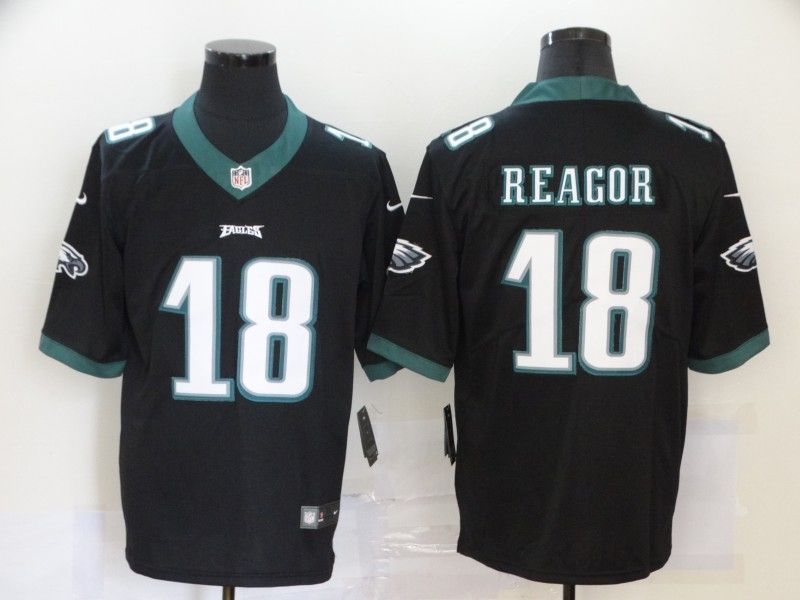 Philadelphia Eagles Jalen Reagor 18 Nfl 2020 Black Jersey
