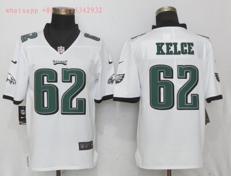 Philadelphia Eagles Jason Kelce 62 2020 Nfl White Jersey Jersey