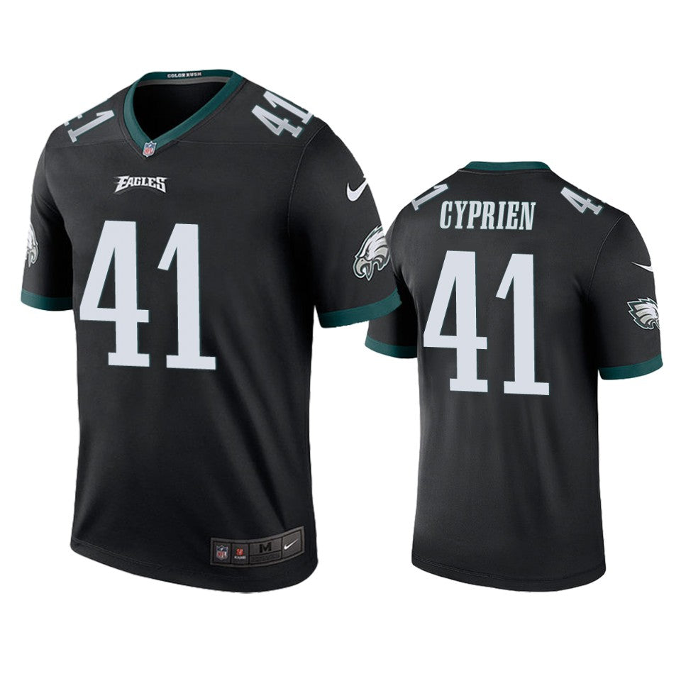 Philadelphia Eagles Johnathan Cyprien Black Color Rush Legend Jersey