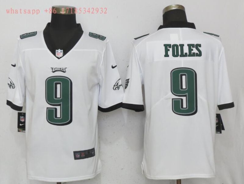 Philadelphia Eagles Nick Foles 9 2020 Nfl White Jersey Jersey