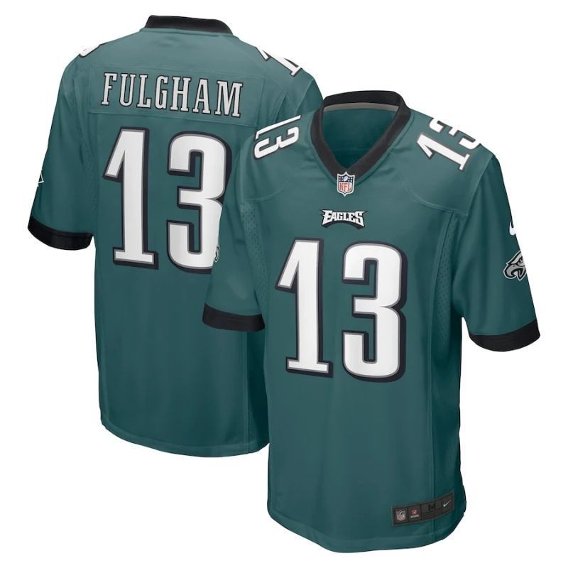 Philadelphia Eagles Travis Fulgham 13 2020 Nfl Green Jersey Jersey