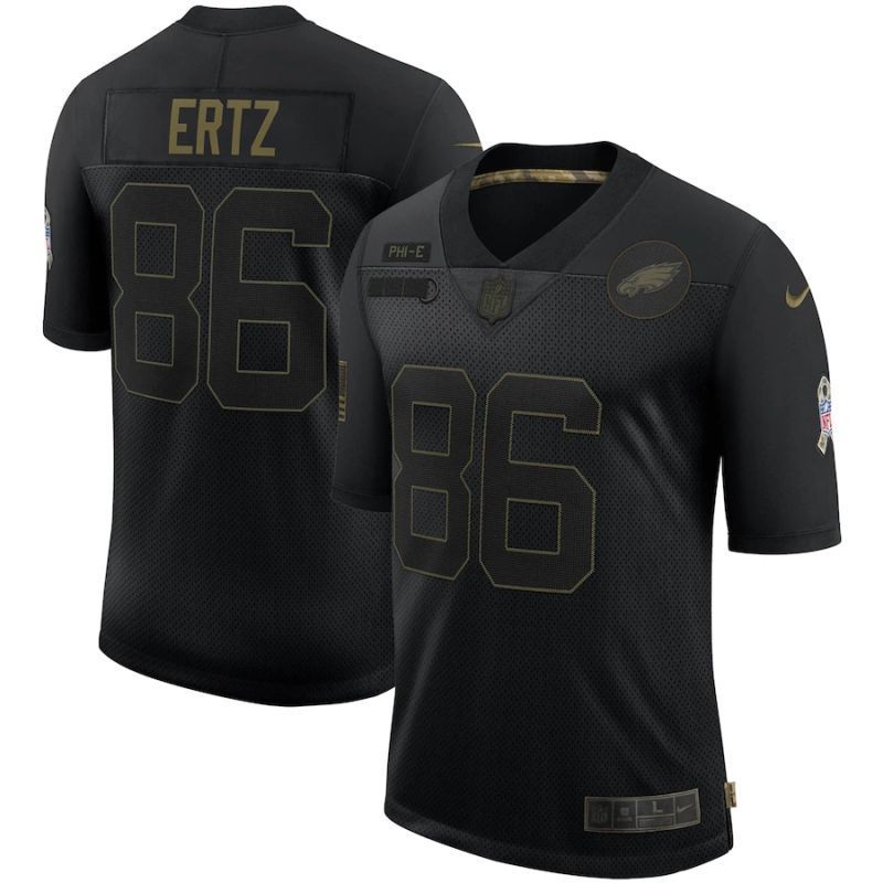 Philadelphia Eagles Zach Ertz 86 Nfl 2020 Black Jersey