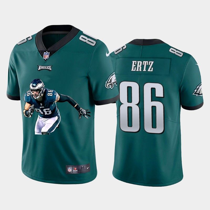 Philadelphia Eagles Zach Ertz 86 Nfl 2020 Green Jersey