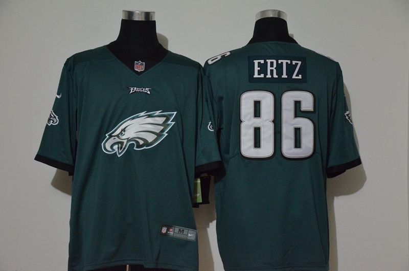 Philadelphia Eagles Zach Ertz 86 Nfl 2020 Pine Green Jersey