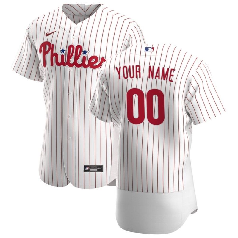 Philadelphia Phillies 2020 Mlb Personalized Custom White Jersey
