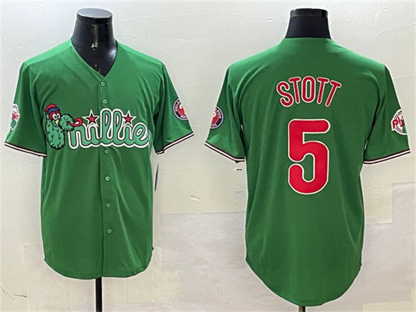 Philadelphia Phillies #5 Bryson Stott Green Phanatic Limited Stitched Baseball J