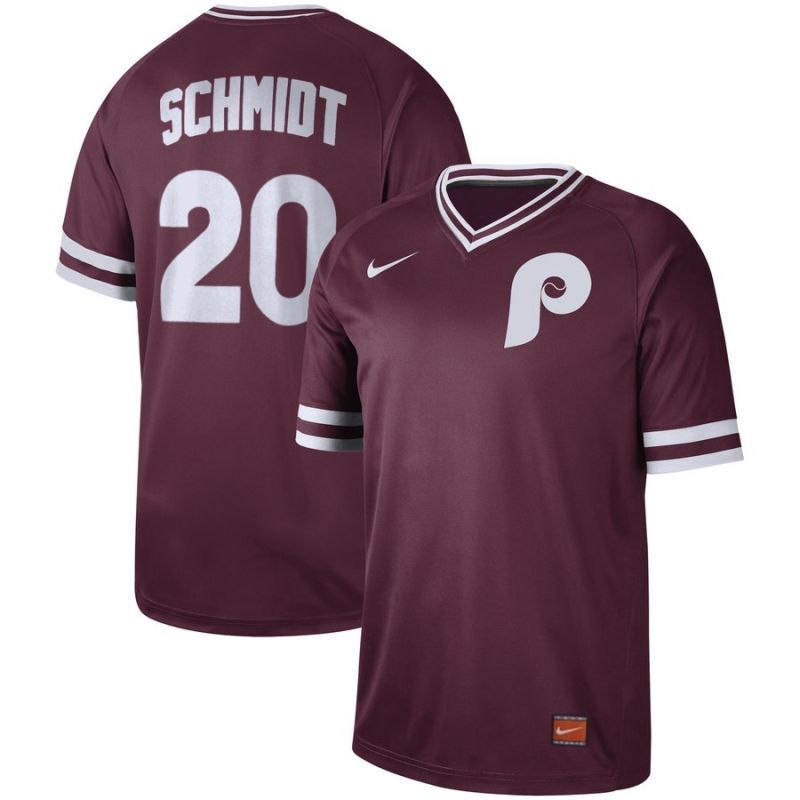 Philadelphia Phillies Mike Schmidt 20 2020 Mlb Plum Jersey