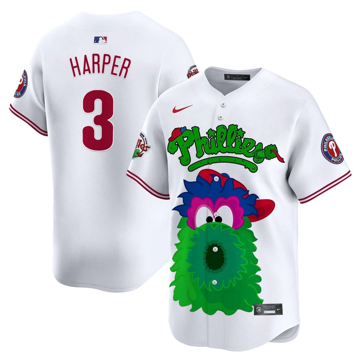 Philadelphia Phillies Phanatic Vapor Premier Limited Jersey V2- Printed