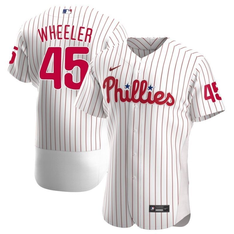 Philadelphia Phillies Zack Wheeler 45 2020 Mlb White Jersey