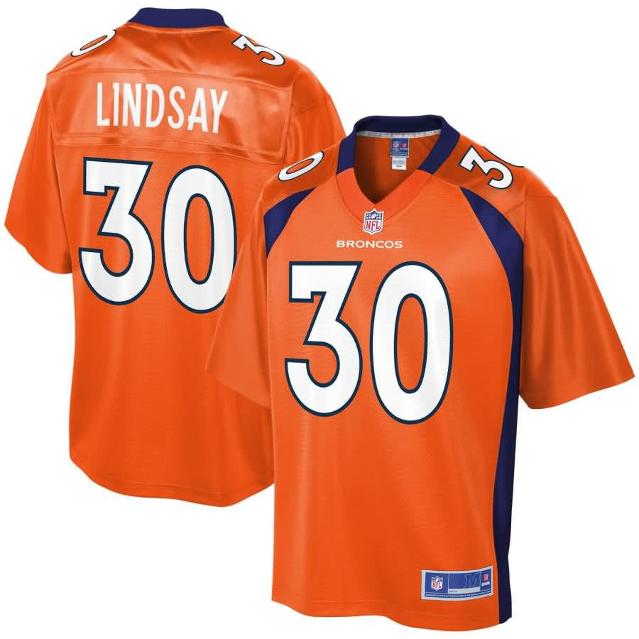Phillip Lindsay Denver Broncos Nfl Pro Line Player Jersey Orange