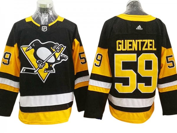 Pittsburgh Penguins #59 Jake Guentzel Black Home Jersey