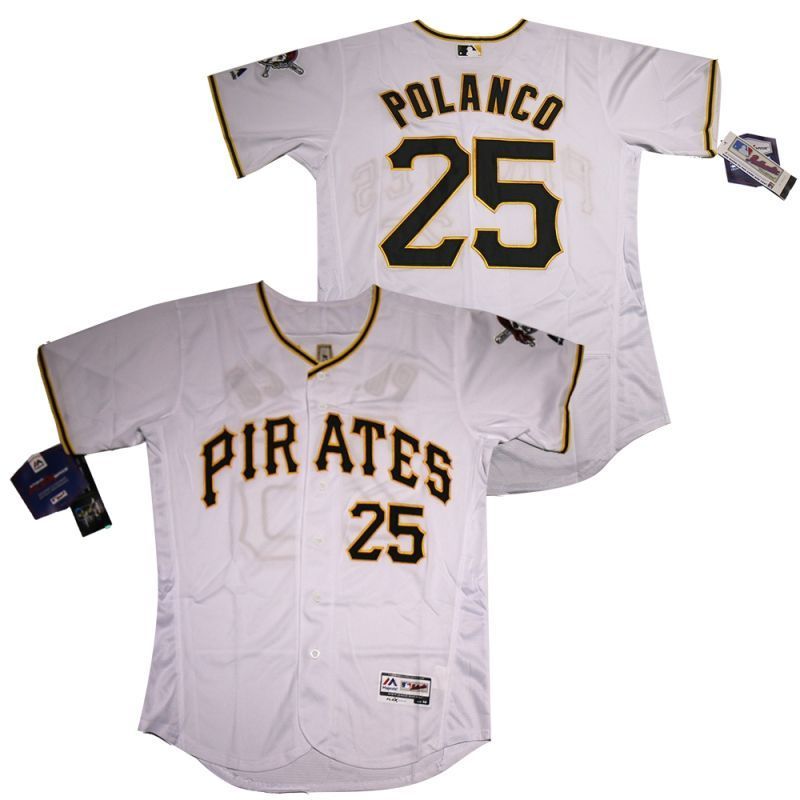 Pittsburgh Pirates Gregory Polanco 25 2020 Mlb White Jersey