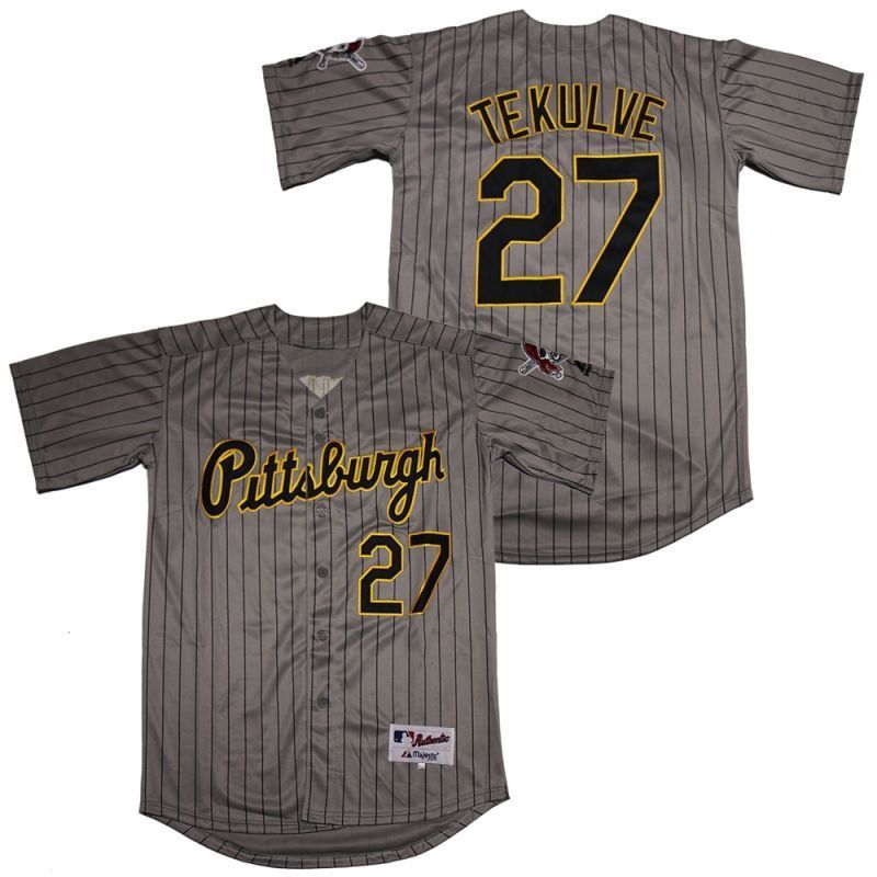 Pittsburgh Pirates Kent Tekulve 27 2020 Mlb Dark Grey Jersey