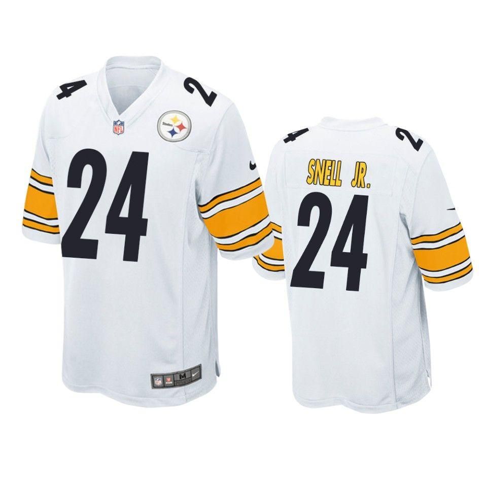 Pittsburgh Steelers Benny Snell Jr 2019 Nfl Draft White Game Jersey
