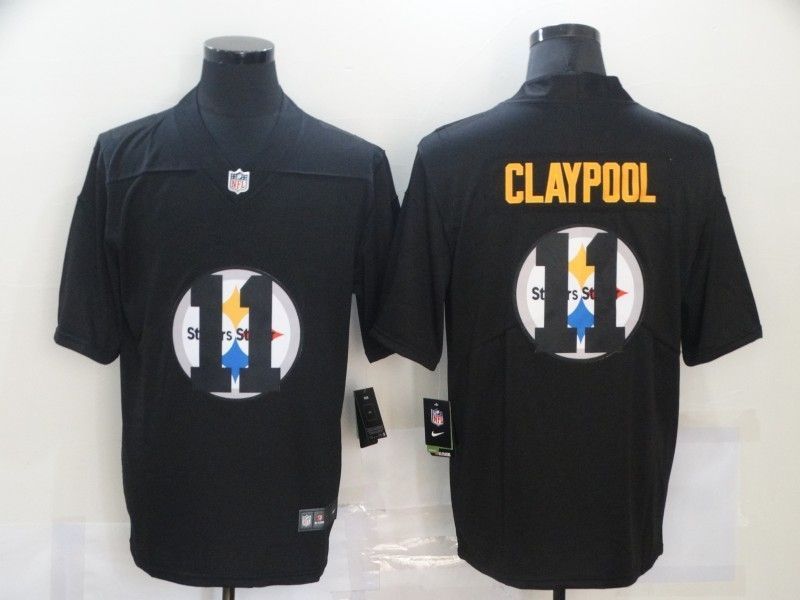 Pittsburgh Steelers Chase Claypool 11 Nfl 2020 Black Jersey