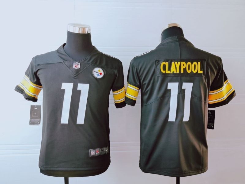 Pittsburgh Steelers Chase Claypool 11 Nfl 2020 Brown Jersey