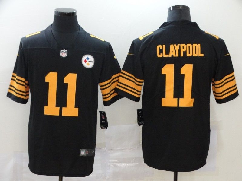 Pittsburgh Steelers Chase Claypool 11 Nfl 2020 New Arrival Black Jersey