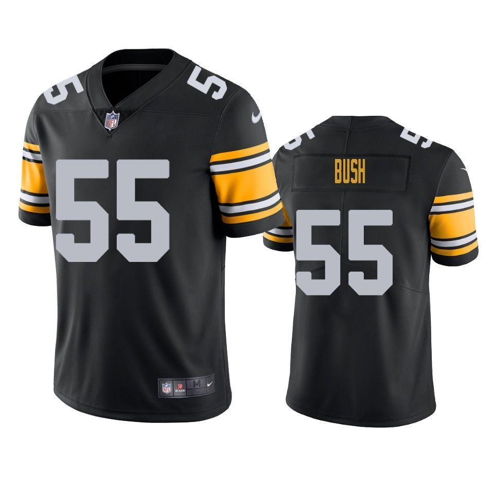 Pittsburgh Steelers Devin Bush 2019 Nfl Draft Black Alternate Vapor Limited Jersey