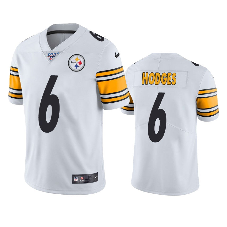 Pittsburgh Steelers Devlin Hodges White 100th Season Vapor Limited Jersey