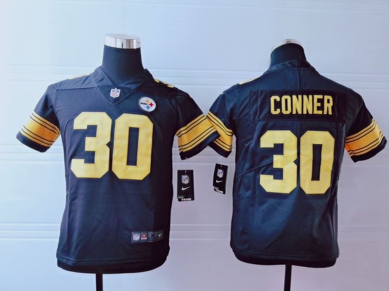 Pittsburgh Steelers James Conner 30 Nfl 2020 Black Jersey