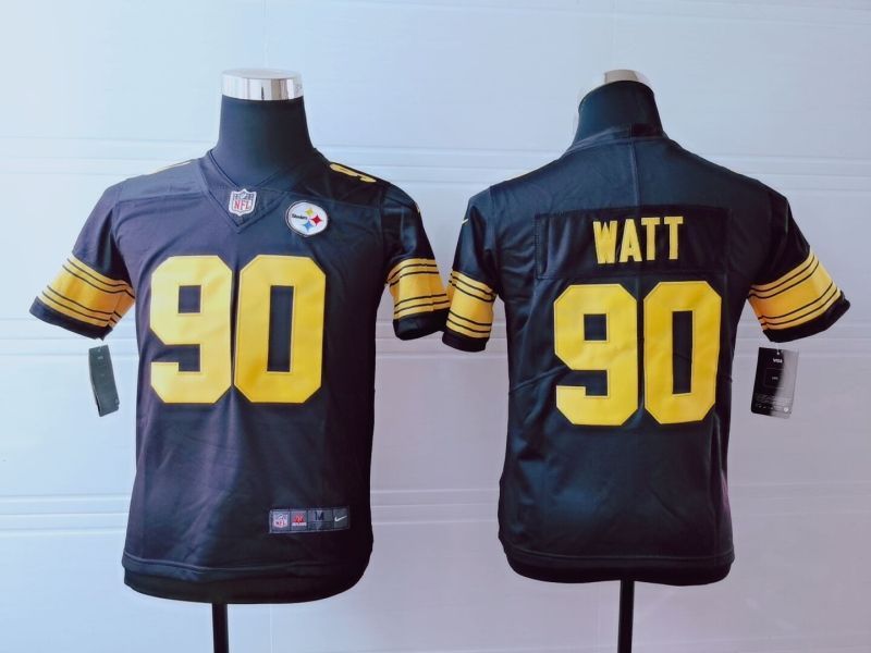 Pittsburgh Steelers Jjwatt 90 Nfl 2020 Brown Jersey