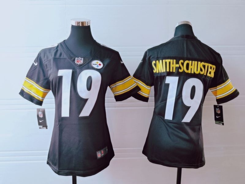 Pittsburgh Steelers Juju Smith schuster 19 Nfl 2020 Black Womens Jersey