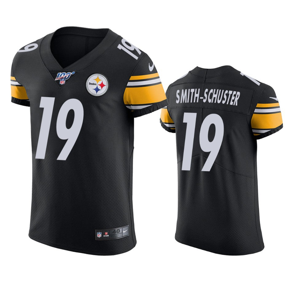Pittsburgh Steelers Juju Smith schuster Black 100th Season Vapor Elite Jersey