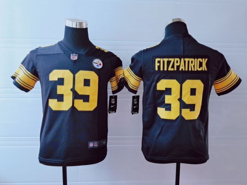 Pittsburgh Steelers Minkah Fitzpatrick 39 Nfl 2020 Black Jersey