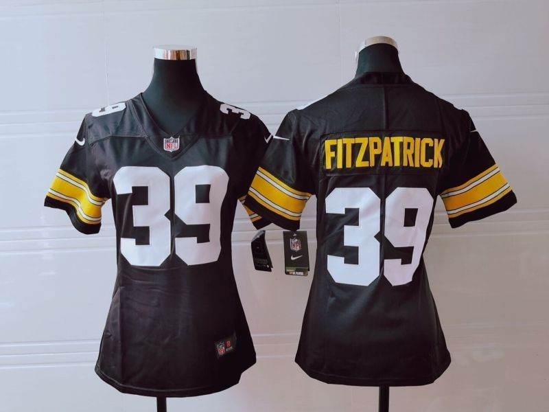 Pittsburgh Steelers Minkah Fitzpatrick 39 Nfl 2020 Brown Womens Jersey
