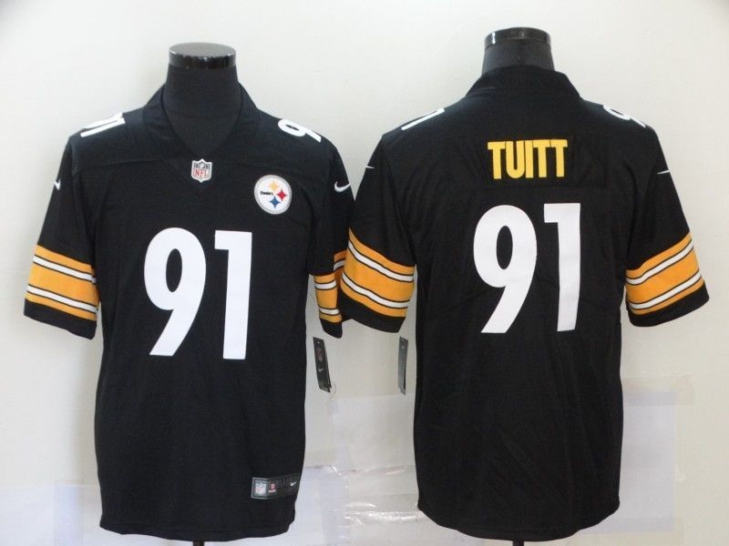 Pittsburgh Steelers Stephon Tuitt 91 Nfl 2020 Black Jersey