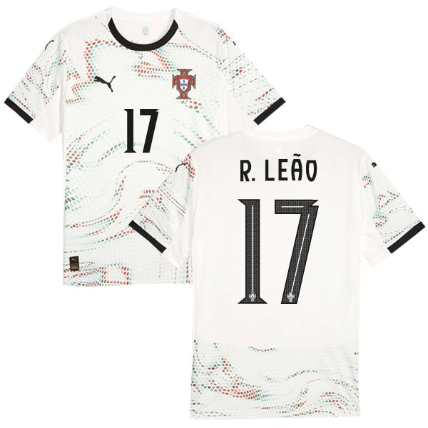 Portugal 2025 Away R. Leao #17 Jersey