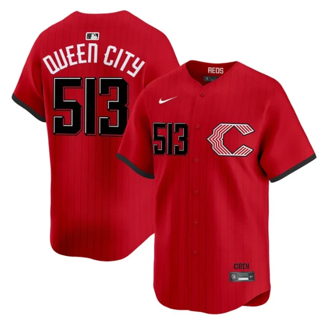 Queen City Jersey #513 Cincinnati Reds 2026 City Connect Vapor Premier Stitched