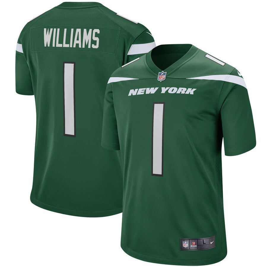 Quinnen Williams New York Jets 2019 Nfl Draft First Round Pick Game Jersey Gotham Green 2019