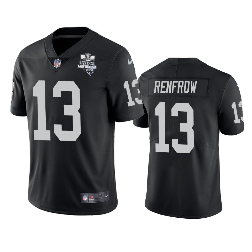 Raiders Hunter Renfrow Inaugural Season Black Vapor Limited Jersey Mens