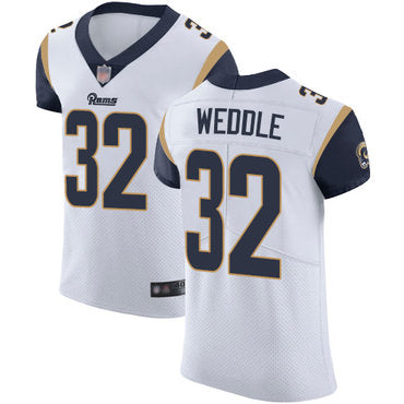 Rams 32 Eric Weddle White Mens Stitched Football Vapor Untouchable Elite Jersey