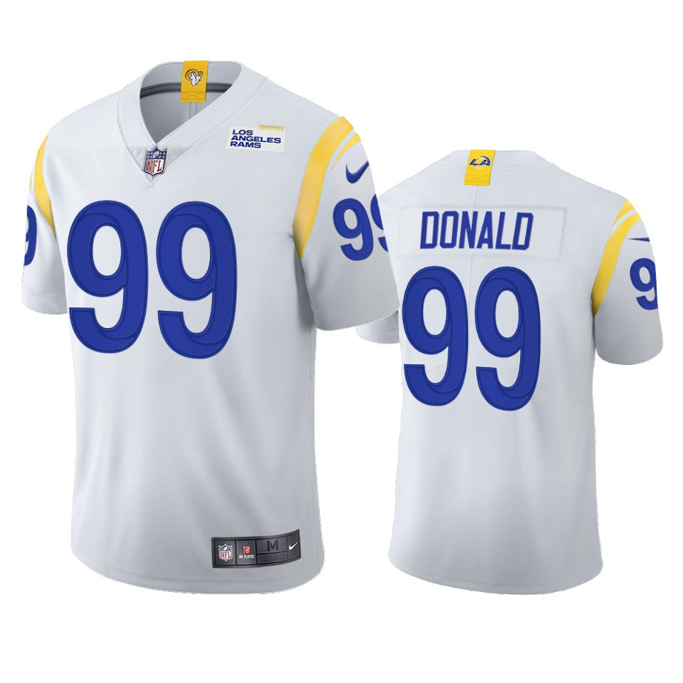 Rams Aaron Donald Vapor Limited White Jersey Mens