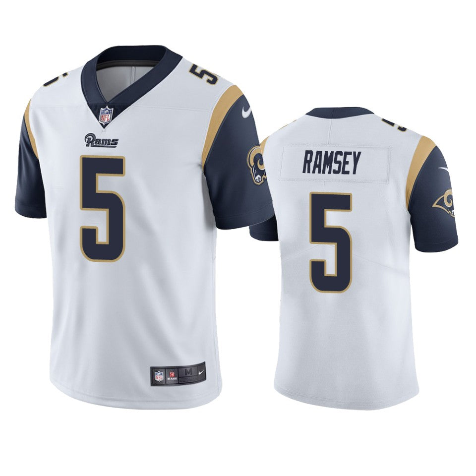 Rams Jalen Ramsey Vapor Limited White Jersey