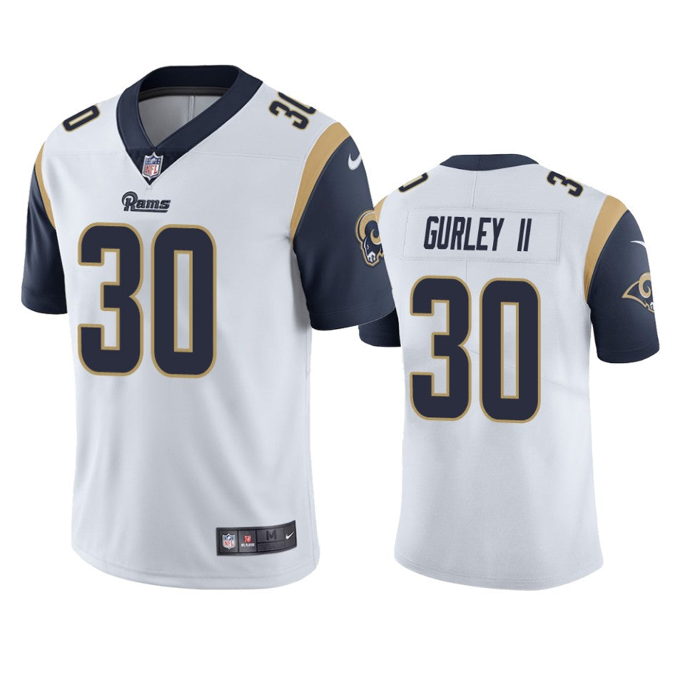 Rams Todd Gurley Ii Vapor Untouchable Limited White Jersey Mens