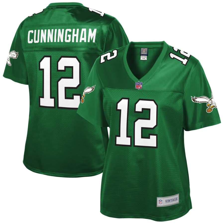 Randall Cunningham Philadelphia Eagles Nfl Pro Line Womens Retired Player Jersey Kelly Green