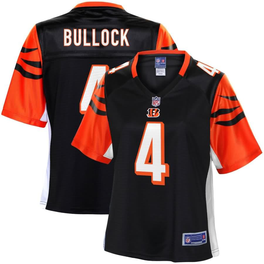 Randy Bullock Cincinnati Bengals Nfl Pro Line Womens Player Jersey Black