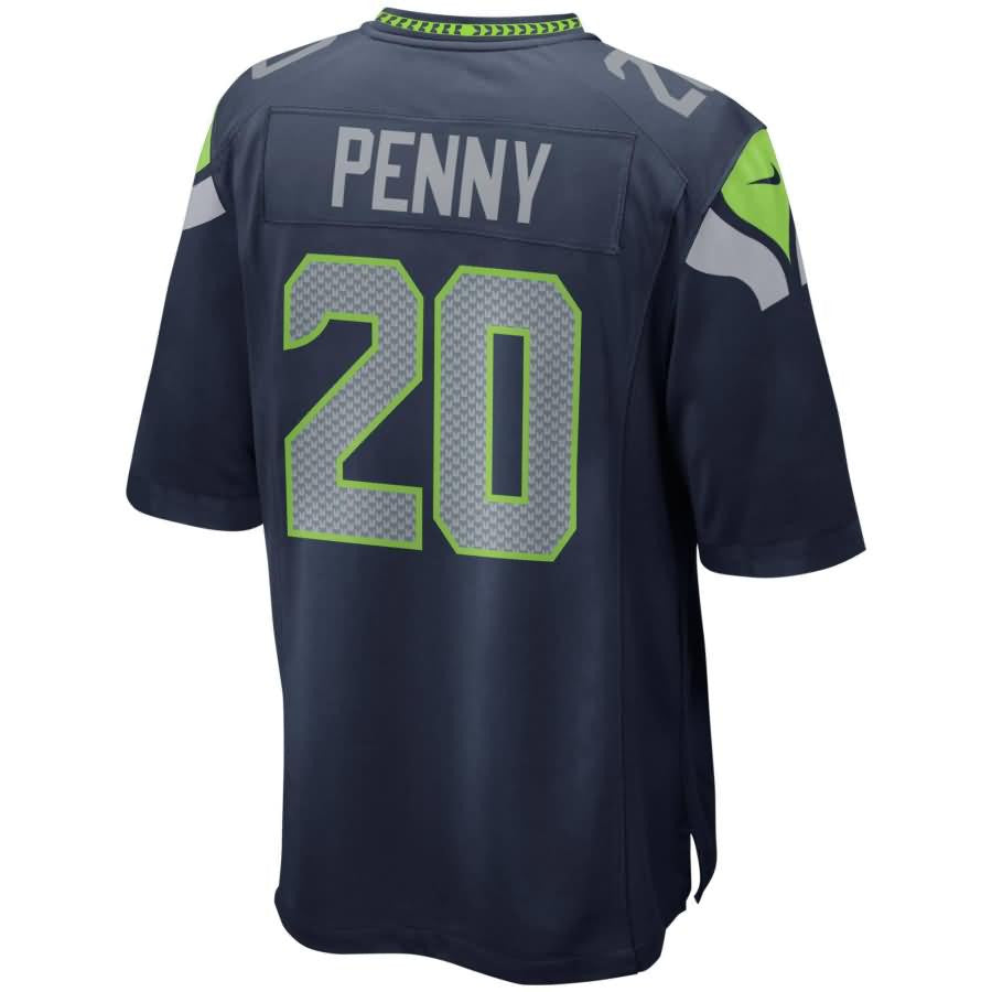 Rashaad Penny Seattle Seahawks 2018 Nfl Draft First Round Pick Game Jersey Navy